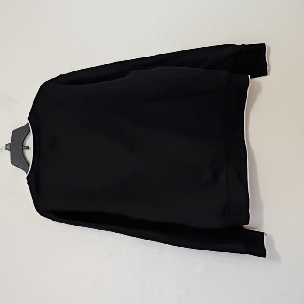 Michael Kors Black Crew Neck Embossed Spell Out Sweatshirt Size XL - Picture 6 of 6